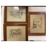 Clyde Cole Lithograph Trio
