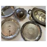 Serving Trays Silver Plate