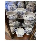 Lot of Vases Porcelain Crazing Look
