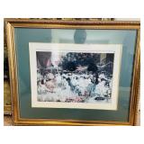 Victorian Dinner Scene Print