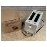 Toaster & Glass Coffee Carafe