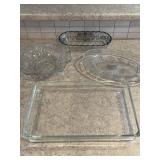 Pyrex Lasagna Dish & Serving Platters