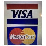 We Accept Visa & Mastercard