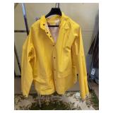 Yellow PVC Rain Coat XL