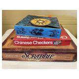 Chinese Checkers, Scrabble, Science Kit