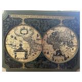 Brass Map 1960s