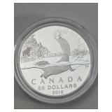 2015 $50 FINE SILVER COIN