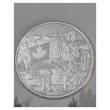2017 $3 FINE SILVER COIN