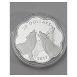 2017 $20 FINE SILVER COIN