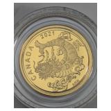 2021 $8 PURE GOLD COIN