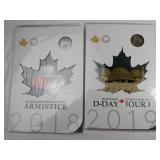 2019/2018  WAR COMMEMORATIVE COIN KEEPSAKES