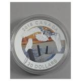 2018 $20 FINE SILVER COIN