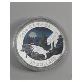 2018 $20 FINE SILVER COIN
