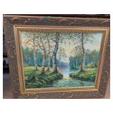 1999 FOREST LANDSCAPE PAINTING