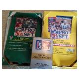 NFL and PGA Pro Set Trading Card Collection