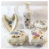 Zsolnay Hungary Hand-Painted Porcelain