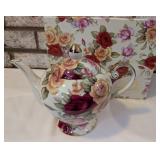 Royal Chelsea Country Rose Teapot
