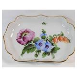 Herend Floral Porcelain Trinket Dish