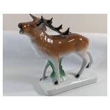 Istanbul Porcelain Stag on Base Figurine