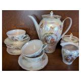 Fischer China East Germany Tea Set