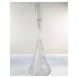 Cut Glass Decanter with Stopper