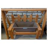 Hanging Wooden Planter Stand