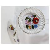Kalocsa Hungary Handpainted Plate & Shoe