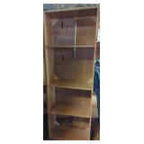 Wooden Shelf Unit With Adjustable Shelves