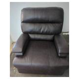 Brown Leather Recliner Chair