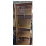 Wooden Shelf Unit With Adjustable Shelves
