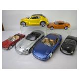 6 Diecast Model Cars