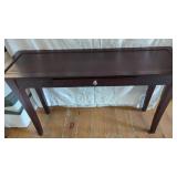 Wooden Console Table With Single Drawer