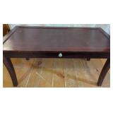 Rectangular Wooden Coffee Table With Drawer