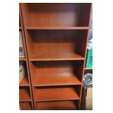 Wooden Bookshelves with Adjustable Shelves