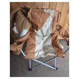2x Folding Camping Chairs With Cup Holder