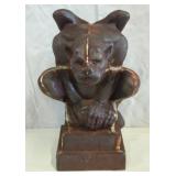 Cast Iron Gargoyle Sculpture
