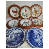 Goebel Bird Plates and Delftware Items