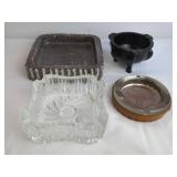 Four Assorted Ashtrays