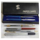 Paper Mate Pens with Box and Extras