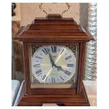 Bulova Wooden Mantel Clock With Hour Strike