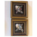 Framed Seashell Artworks