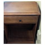 Wooden Nightstand With Drawer