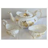 Golden Glory Bone China Tea Set