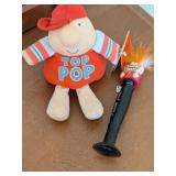 Plush Top Pop Doll and Novelty Pen