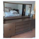 Mid-Century Modern Dresser with Mirror