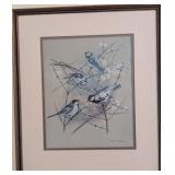 Basil Ede Bird Print with Frame