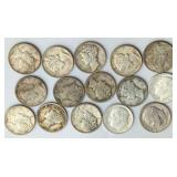 Mercury & Barber Silver Dimes