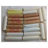 Rolls of 50-Cent Copper Pennies