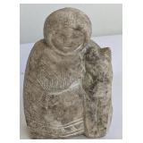 Soapstone Inuit Style Sculpture