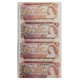 1974 CAN $2 Sequential